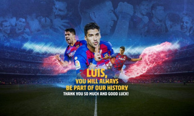 Αποχαιρέτησε τον Λούις Σουάρες η Μπαρτσελόνα: Μετακόμιζει στην Ατλέτικο ο Ουρουγουανός (video)