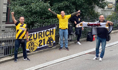 Σεντ Γκάλεν – ΑΕΚ: Η βόλτα που δεν έγινε κι οι οπαδοί στο ξενοδοχείο (photos)