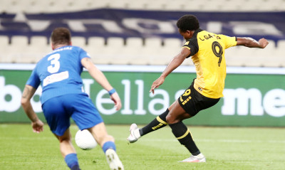 ΑΕΚ-Λαμία: Άνοιξε λογαριασμό και «τρελάθηκε» ο Λιβάι Γκαρσία (photos+video)