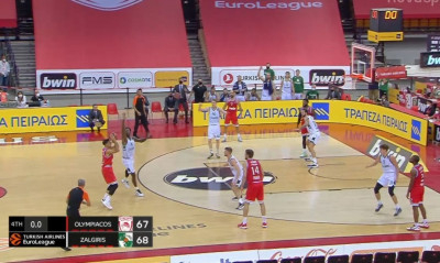 Ολυμπιακός-Ζαλγκίρις Κάουνας: Η τελευταία επίθεση που δεν έκαναν ποτέ οι «ερυθρόλευκοι» (videos)