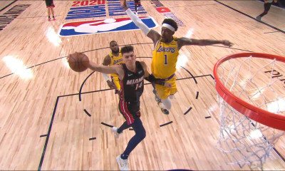 Λέικερς-Χιτ: Ο Πόουπ «αποκεφάλισε» τον Χίρο και το ΝΒΑ το είδε ως μπλοκ της βραδιάς (video+photos)