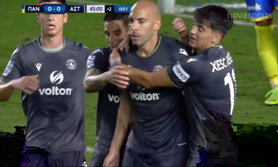 Παναιτωλικός-Αστέρας Τρίπολης: Γκολάρα με κεφαλιά ο Μπαράλες (video)