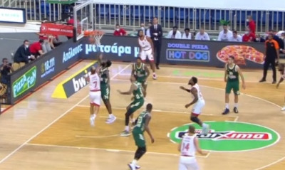 Παναθηναϊκός ΟΠΑΠ-Ολυμπιακός: Η τάπα του Σαντ-Ρός στον Σπανούλη (video)