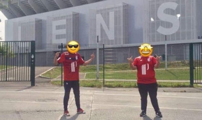 Επικό! Οπαδοί της Λανς εισέβαλαν στο προπονητήριο της Λιλ πριν το ντέρμπι (photos)