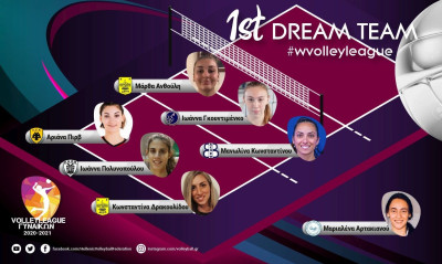 Volley League: Με τη 16χρονη Μάρθα Ανθούλη η κορυφαία επτάδα της 1ης αγωνιστικής