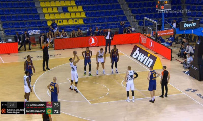 Μπαρτσελόνα - Παναθηναϊκός ΟΠΑΠ: Έτσι πήγε στη παράταση το ματς ο Κασελάκης (video)