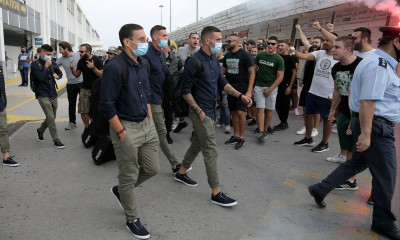 Παναθηναϊκός: Υποδοχή και προτροπές στο Ηράκλειο! (Photos)