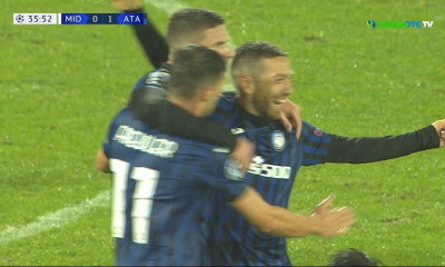 Μίντιλαντ-Αταλάντα: «Τραγουδάνε» στη βροχή οι Ιταλοί (videos)