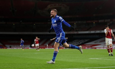 Λέστερ: Με εκτελεστή Βάρντι πήρε το ντέρμπι με Άρσεναλ και ετοιμάζεται για ΑΕΚ (video+photos)