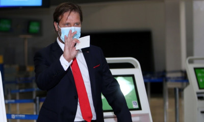 Ολυμπιακός: «Πέταξε» για Πορτογαλία (photos)