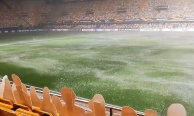 Europa League: «Πισίνα» το γήπεδο της Βιγιαρεάλ πριν τη «μάχη» με τη Μακάμπι του Δώνη (video+photos)