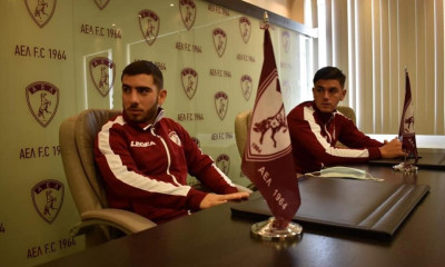 ΑΕΛ: Γκοτζαμανίδης και Μαϊδανός για το ματς με τη Λαμία