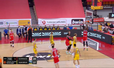 Ολυμπιακός-Άλμπα Βερολίνου: Τα καρφώματα για την ανατροπή (video)