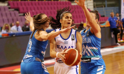 Ελλάδα-Σλοβενία 70-77: Έχασε τις ελπίδες για πρωτιά η Εθνική Γυναικών (photos+video)