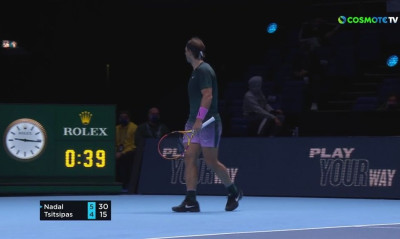 Τσιτσιπάς-Ναδάλ: Το τρομερό rally του ακούραστου Ισπανού (video)