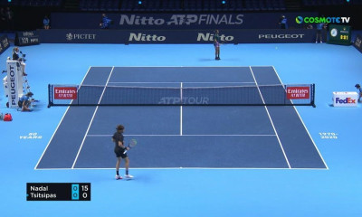 Τσιτσιπάς-Ναδάλ: Το μαγικό dropshot του Έλληνα άσου που έκρινε το πρώτο game (video)