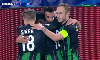 Champions League: Σόκαρε τη μη... ιταλική Γιουβέντους η Φερεντσβάρος, απάντησε ο Ρονάλντο (video)