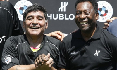 Ντιέγκο Μαραντόνα: Συγκλονίζει το στεφάνι του Πελέ (photos)