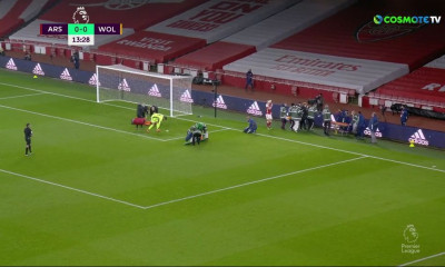 Σοκαριστική σύγκρουση στο Άρσεναλ-Γουλβς: Στο νοσοκομείο ο Ραούλ Χιμένες (video)