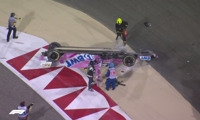 F1: Νέο ατύχημα στο Grand Prix του Μπαχρέιν - Διακοπή στον αγώνα