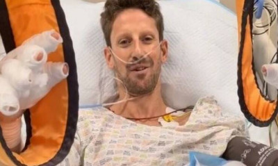 F1: Παίρνει εξιτήριο ο Γκροζιάν (photos)