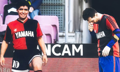 Μαραντόνα: Βαρύ πρόστιμο σε Μέσι και Μπαρτσελόνα για την αφιέρωση (photos)