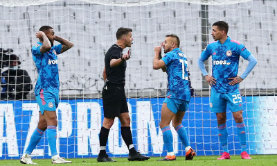 Μαρσέιγ-Ολυμπιακός 2-1: Ανατροπή ελέω VAR και εκτός Champions League (photos+videos)