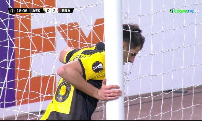 ΑΕΚ-Μπράγκα: Αυτό το γκολ ΔΕΝ χάνεται, αλλά ο Ολιβέιρα το κατάφερε (video)