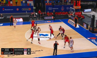 ΤΣΣΚΑ Μόσχας-Ολυμπιακός: Οι καλύτερες φάσεις του πρώτου ημιχρόνου (videos)