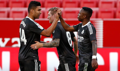 La Liga: «Απέδρασε» με διπλό η Ρεάλ απ’ τη Σεβίλλη (Photos & Video)