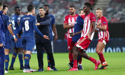 Ολυμπιακός-Πόρτο: «Ξέφυγε» στο τέλος η κατάσταση με Ραφίνια και Ουρίμπε! (video+photos)