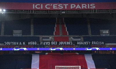 Champions League: Τρομερά πανό στο Παρί Σεν Ζερμέν-Μπασακσεχίρ (photos)