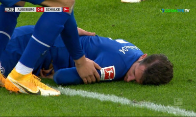 Σοκαριστικός τραυματισμός στο Άουγκσμπουργκ-Σάλκε: Έχασε τις αισθήσεις του και έπεσε στο γήπεδο