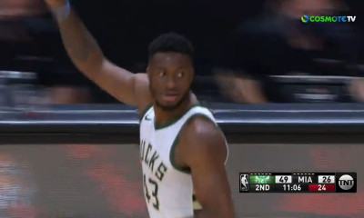 Με υπογραφή... Θανάση Αντετοκούνμπο το ρεκόρ τριπόντων στο ΝΒΑ! (videos)