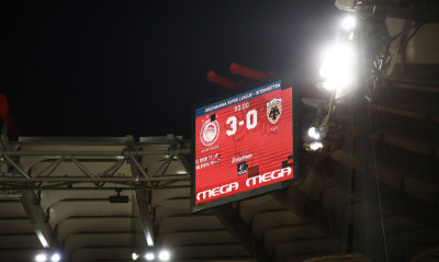 Ολυμπιακός-ΑΕΚ 3-0: Τα highlights της «ερυθρόλευκης» επικράτησης (video+photos)