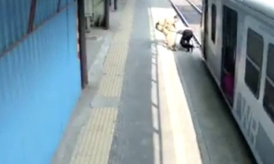 Αστυνομικός έσωσε 60χρονο από τρένο και μετά τον χαστούκισε (video)