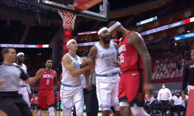 NBA: Χαμός στο Ρόκετς-Λέικερς - Πιάστηκαν στα χέρια παίκτες (photos+video)