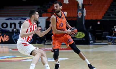 Βαλένθια-Ερυθρός Αστέρας 91-71: Εύκολη επιστροφή στις νίκες