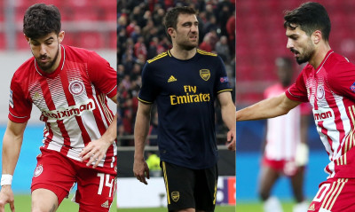 Ολυμπιακός: Ο Πέπε, ο Ανδρούτσος και ο… Sokratis  (photos)