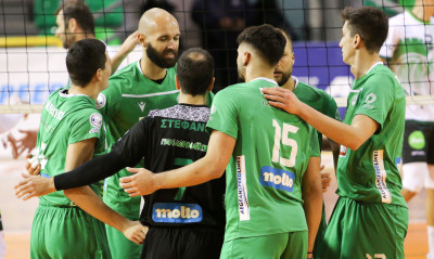Volleyleague: Νίκη για Παναθηναϊκό, βαθμό για Μίλωνα