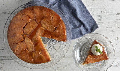 Άκης Πετρετζίκης: Ανάποδη τάρτα μήλου (Tarte Tatin)