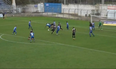 Χανιά-Εργοτέλης: Ωραίο γκολ με γυριστό Μανουσάκη (video)