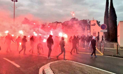 Μαρσέιγ: Αναβολή στο ματς με Ρεν μετά την εισβολή οπαδών στο προπονητικό (photos+videos)