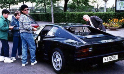 H ιστορία της μαύρης Ferrari Testarossa του Μαραντόνα