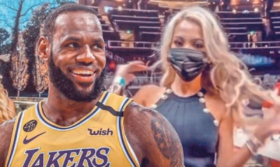 Απίστευτο σκηνικό: Ο ΛεΜπρόν βρίστηκε με εντυπωσιακή φίλαθλο και σταμάτησε ο αγώνας (vid)