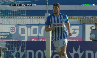 Ατρόμητος-ΠΑΣ Γιάννινα: Ο Κωτσόπουλος μπήκε στο 24' και μείωσε 1-3 στο 28'! (video)