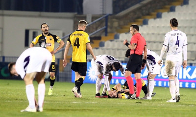 AEK: Πρόβλημα με Σάκχοφ και Γαλανόπουλο  - Τι αναφέρουν οι πρώτες εκτιμήσεις (video+photos)
