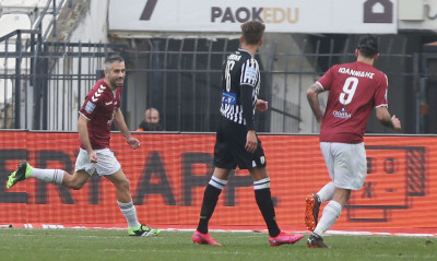 ΠΑΟΚ-Απόλλων Σμύρνης: Το λάθος του Καντουρί στο 1-1 και ο χαμός για το...πέναλτι (video)