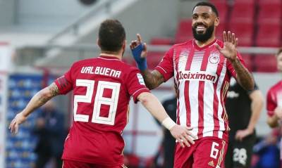 Ολυμπιακός-ΟΦΗ: Ημίχρονο... φωτιά - Τα «ερυθρόλευκα» γκολ (videos)