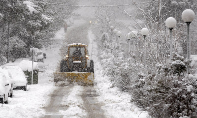 Έκτακτο δελτίο επικίνδυνων καιρικών φαινομένων: Χιόνια, θυελλώδεις άνεμοι και τσουχτερό κρύο